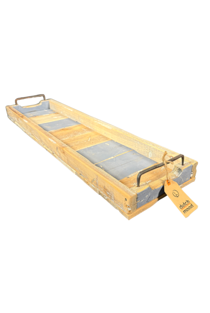 tray rectangular blue 78cm