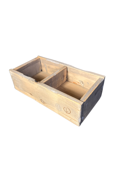 container low 2 compartments without glass