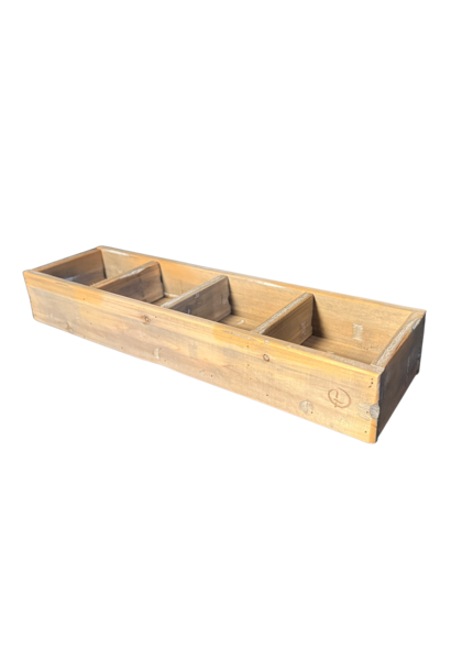 container low 4 compartments without glass