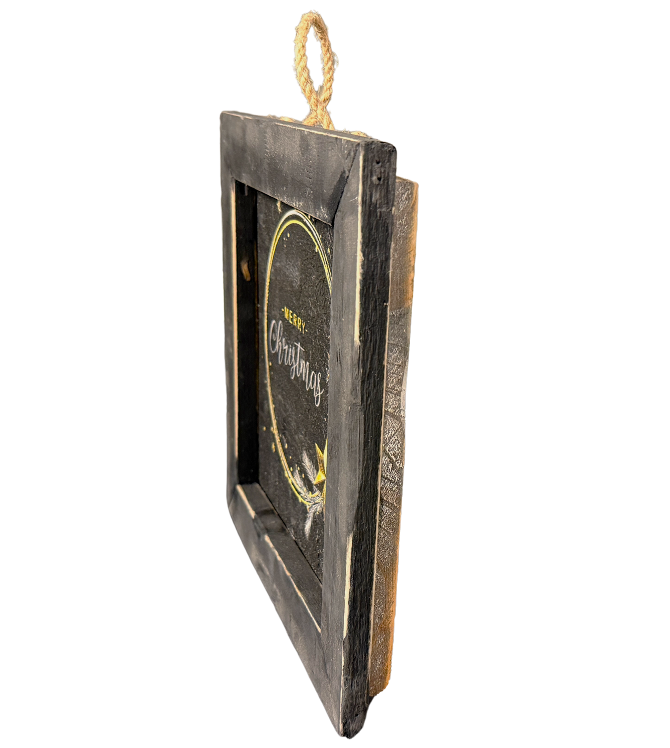 wooden tile black berlin MC ring gold-5