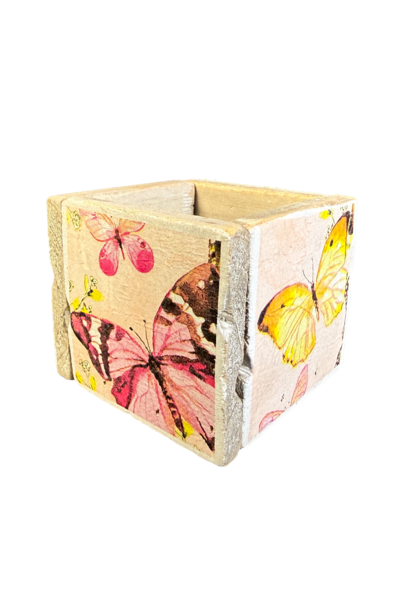 Topf Fliesen Schmetterling
