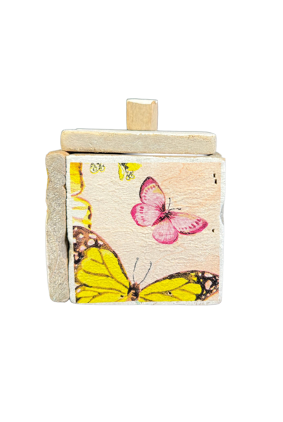 Geschenkbox 'rosa Schmetterling'