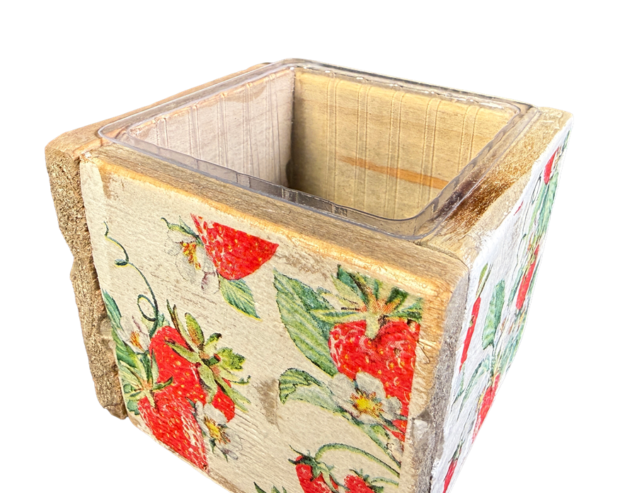 pot old dutch tiles 9 strawberries-1