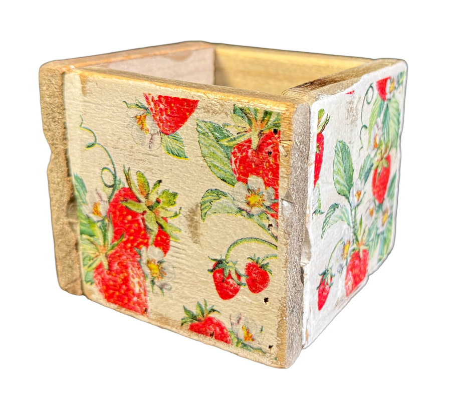 pot old dutch tiles 9 strawberries-3