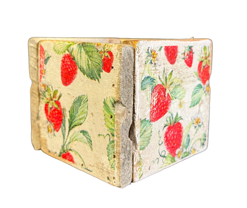pot old dutch tiles 9 strawberries-7