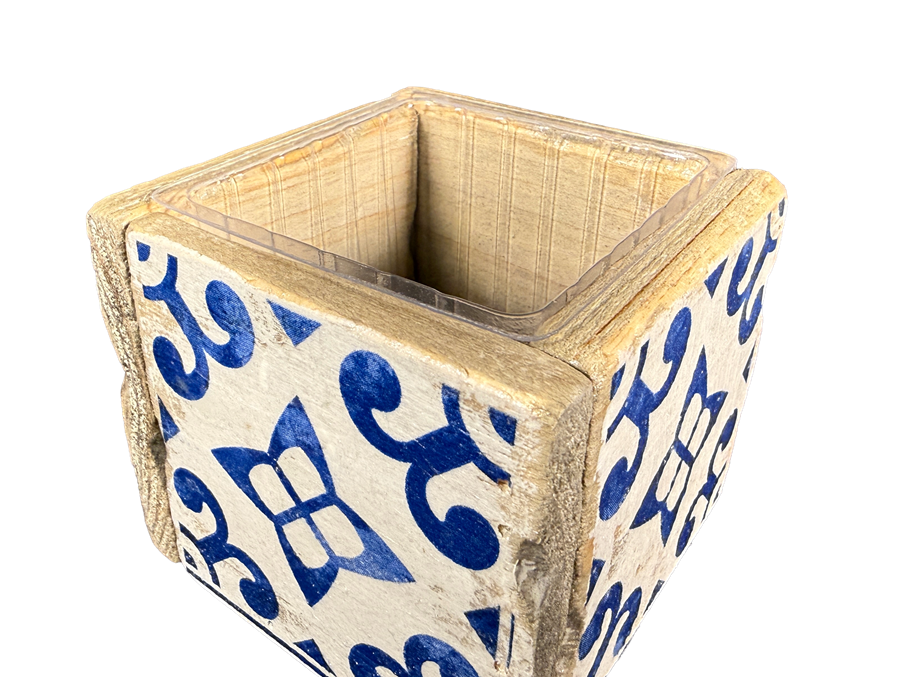 pot old dutch tiles 9 Scandinavian blue-1