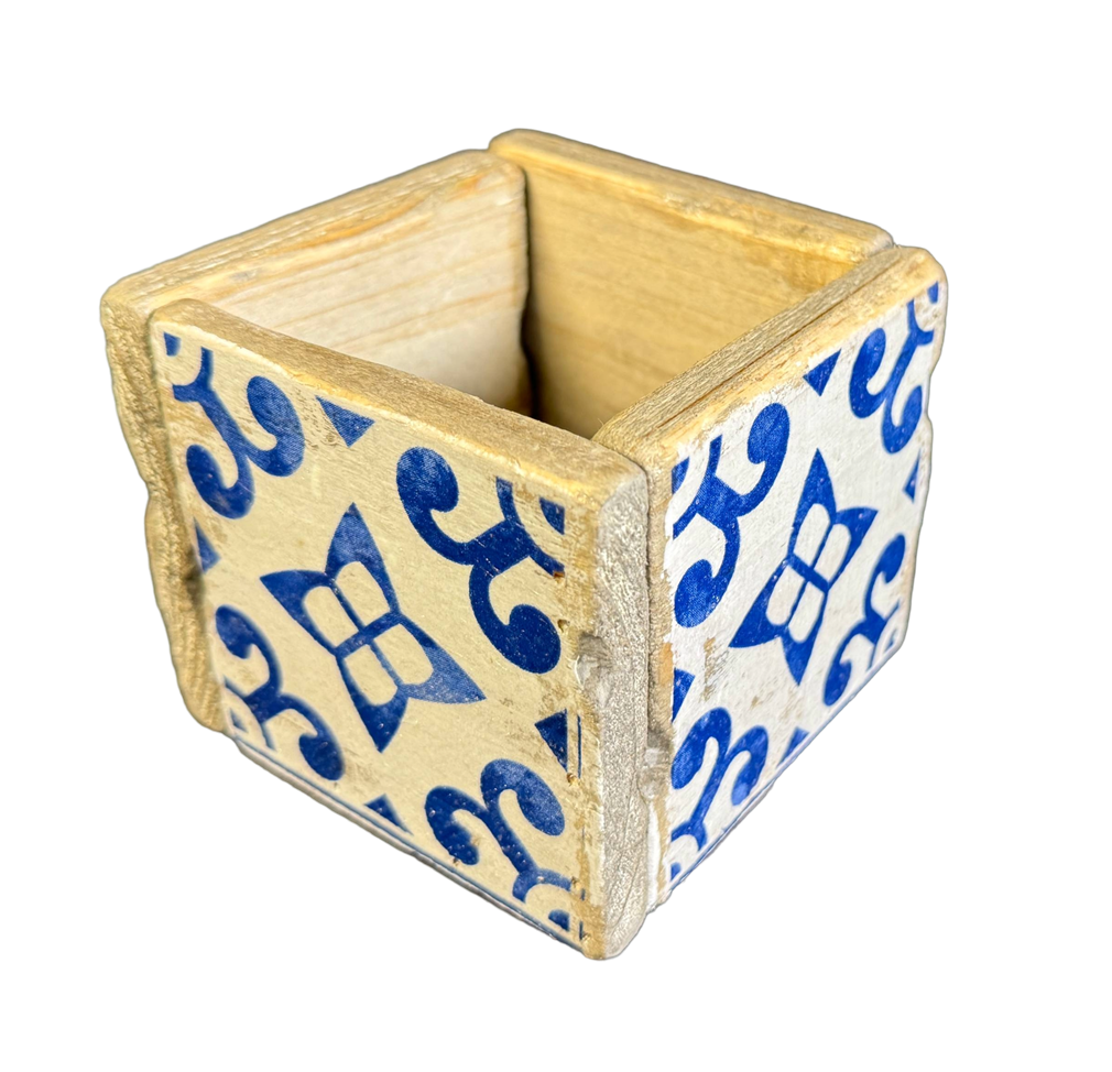 pot old dutch tiles 9 Scandinavian blue-3