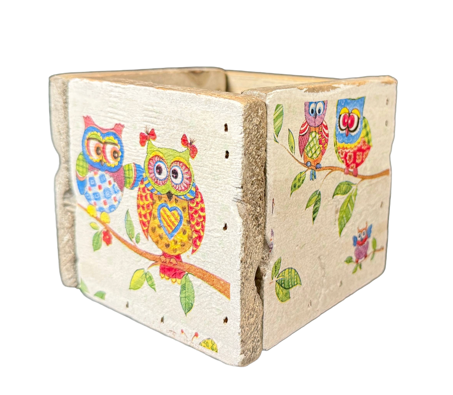 pot old dutch tiles 9 owls colour-3
