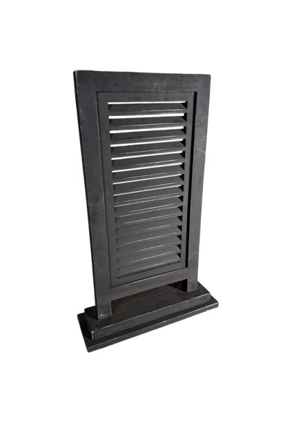 raamshutter robuust single zwart