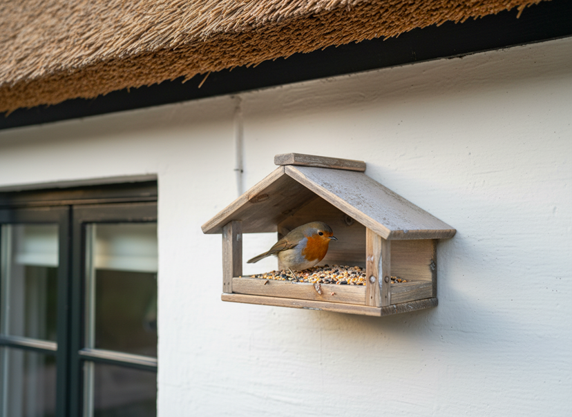 birdhouse old dutch StB wall feeder-2
