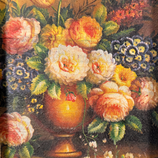 wooden tile old dutch bossch flower-9