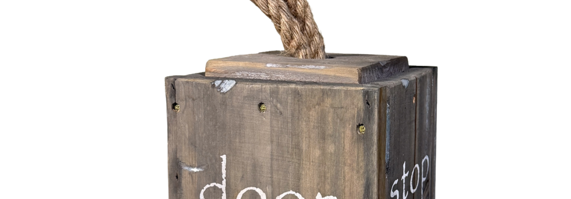 home dec cairo grey doorstop rope