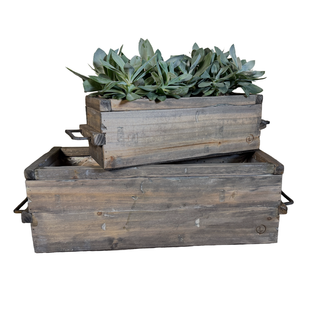 pot cairo grey long handle set S/2-5
