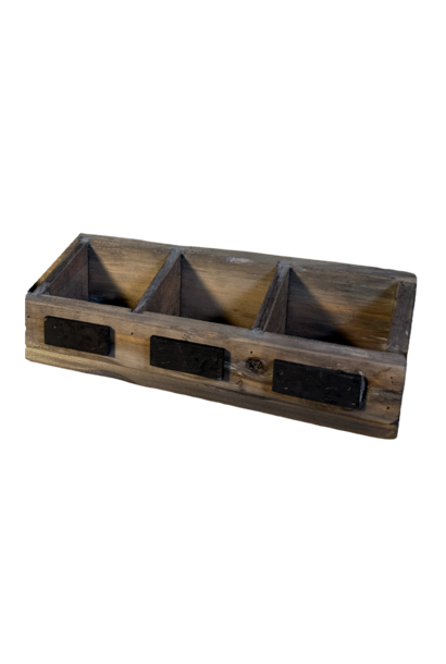 tray for 3 jars old grey