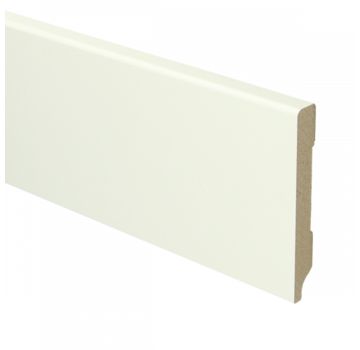Sfeer Plinten MDF Moderne plint 90x12 wit voorgelakt RAL 9010