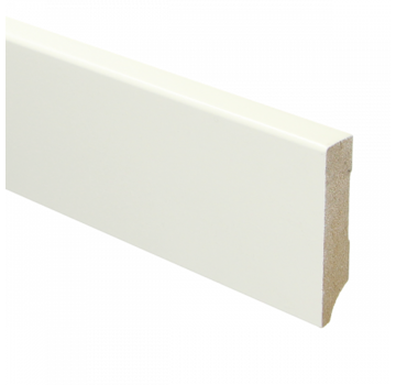 Sfeer Plinten MDF Moderne plint 70x12 wit voorgelakt RAL 9010