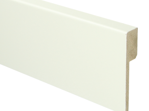 Sfeer Plinten MDF Renovatieplint modern 90x18 voorgel. RAL 9010