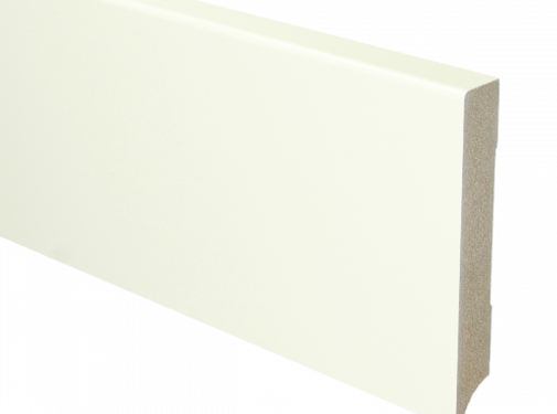 Sfeer Plinten MDF Moderne plint 120x18 wit voorgelakt RAL 9010