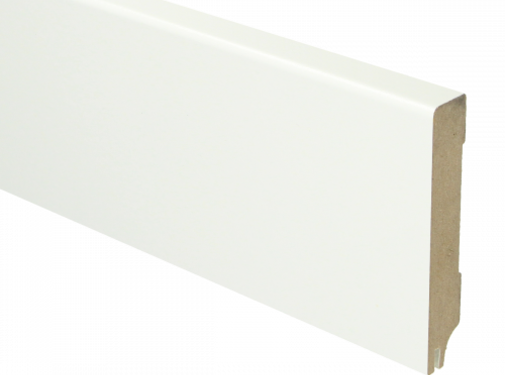 Sfeer Plinten MDF Moderne plint 150x18 wit voorgelakt RAL 9010