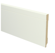 Sfeer Plinten MDF Tijdloze plint 120x12 wit voorgelakt RAL 9010