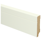 Sfeer Plinten MDF Tijdloze plint 70x15 wit voorgelakt RAL 9010