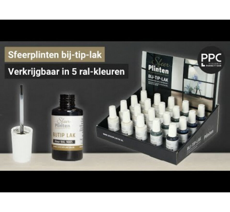 Sfeerplinten bij-tip-lak RAL 9016 - 20 ml