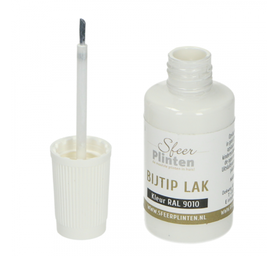 Sfeerplinten bij-tip-lak RAL 9010 - 20 ml