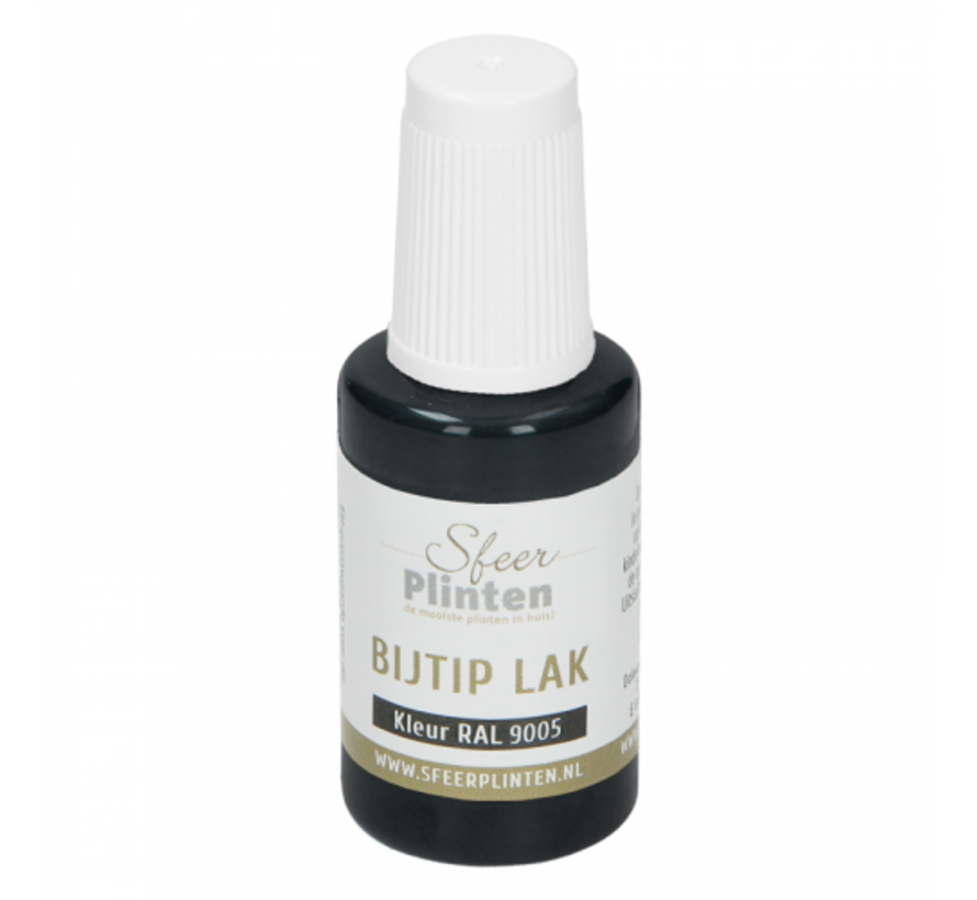 Sfeerplinten bij-tip-lak RAL 9005 - 20 ml