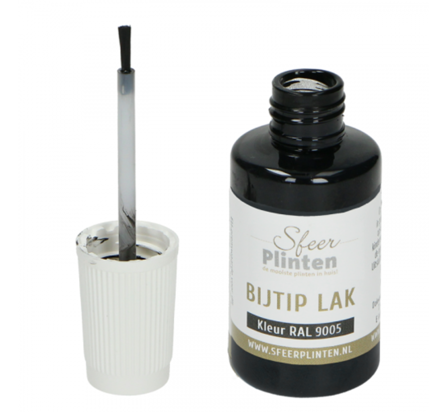 Sfeerplinten bij-tip-lak RAL 9005 - 20 ml