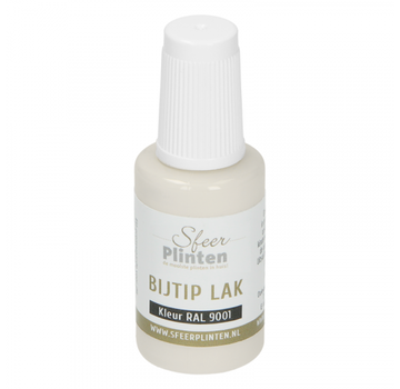 Sfeer Plinten Sfeerplinten bij-tip-lak RAL 9001 - 20 ml