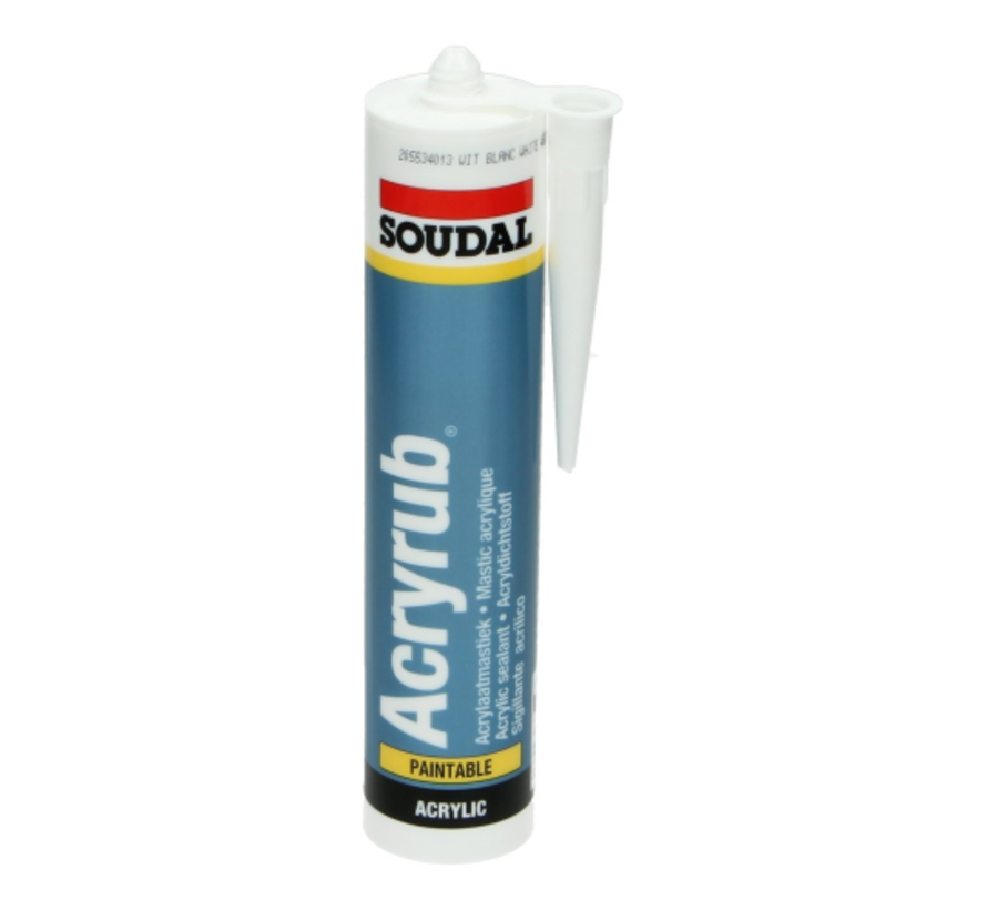 Soudal Acryrub acrylkit wit 310 ml