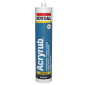 Soudal Soudal Acryrub acrylkit zwart 310 ml