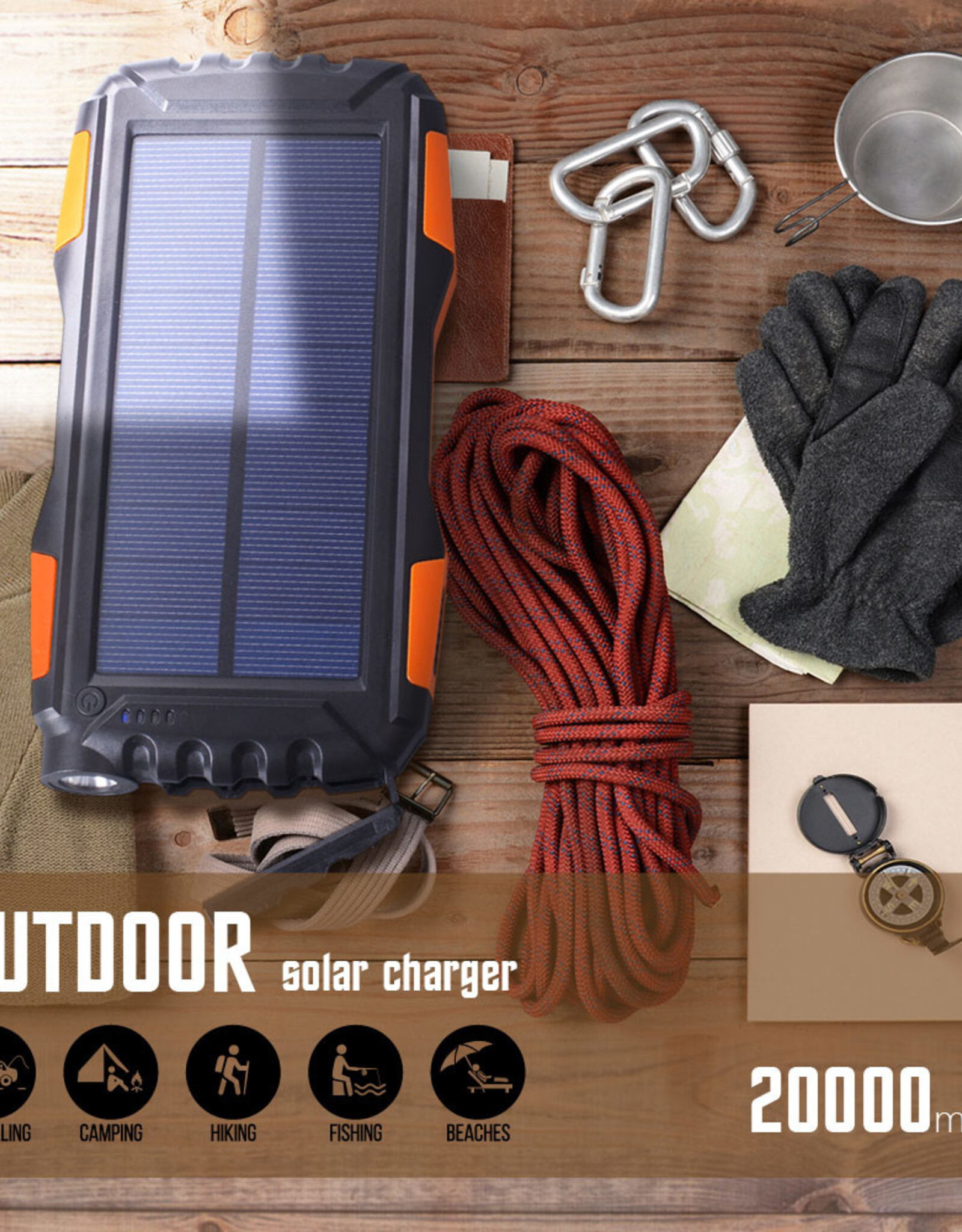 EasyAcc 20.000 mAh Solar Powerbank