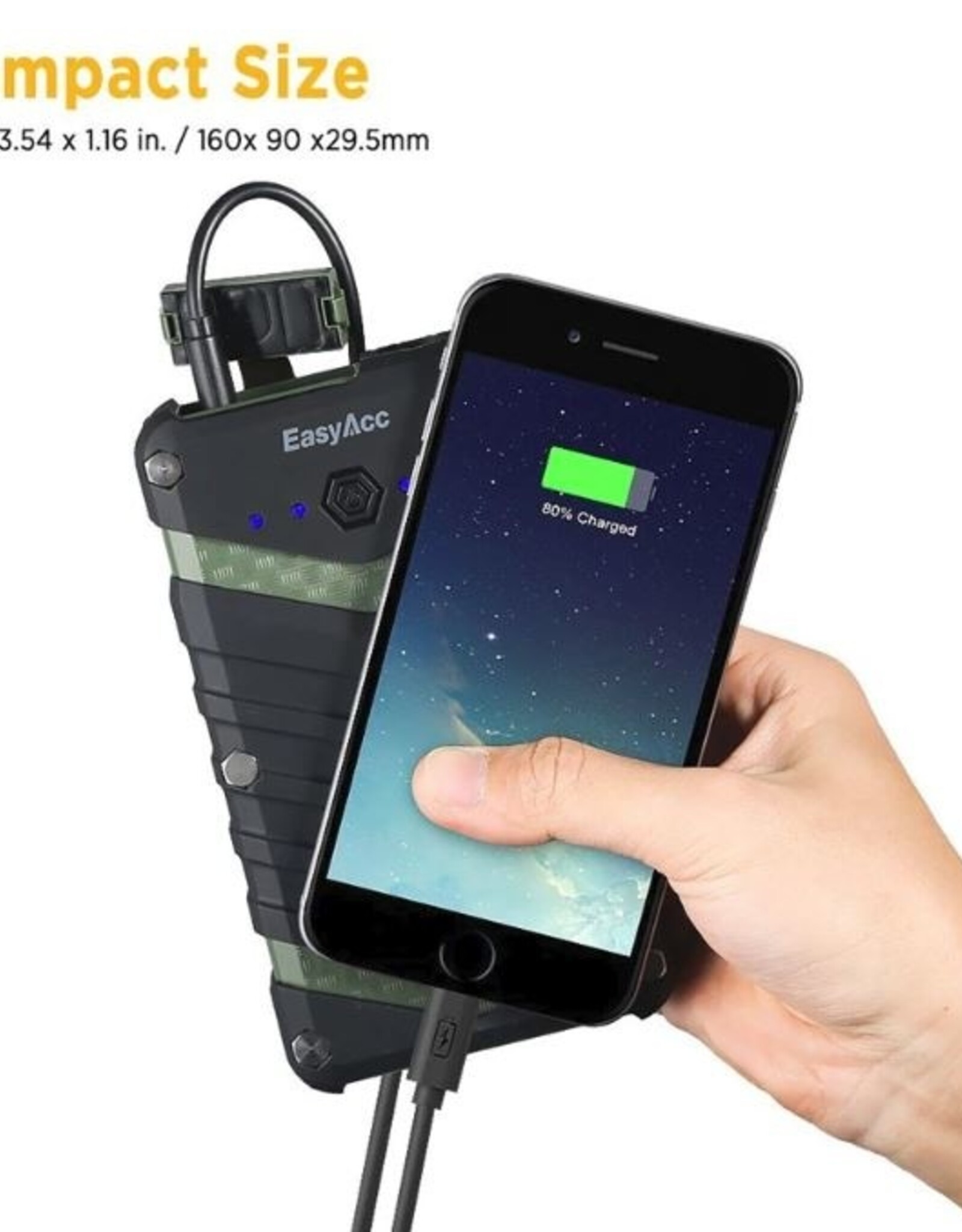 EasyAcc 20.000 mAh Outdoor Powerbank