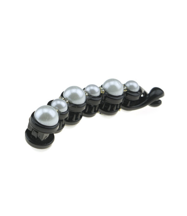 Bananenklem kunststof strass parels