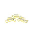 Goudhaartje Dreadlock bead 3 stuks swirl goudkleurig