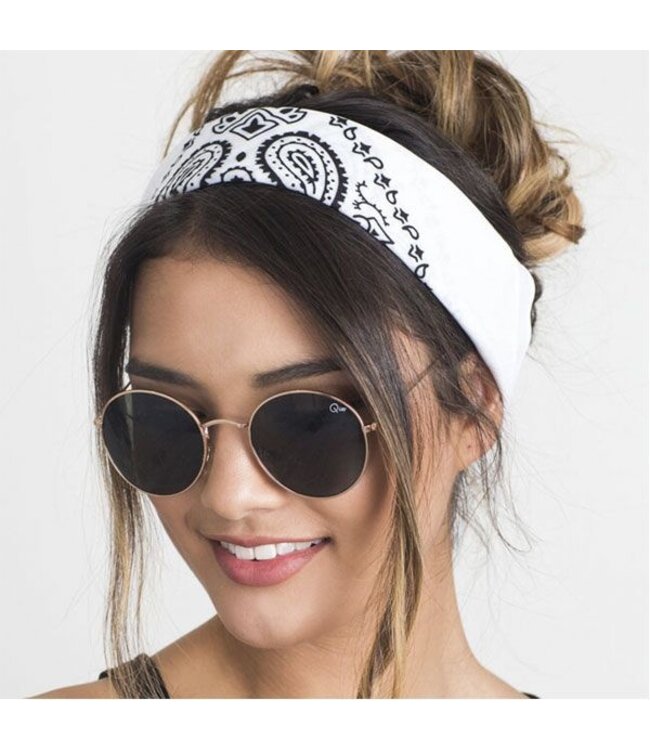 Bandana patroon wit zwart