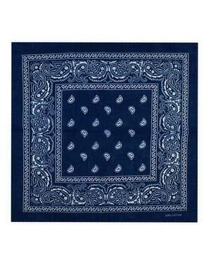  Bandana patroon blauw wit