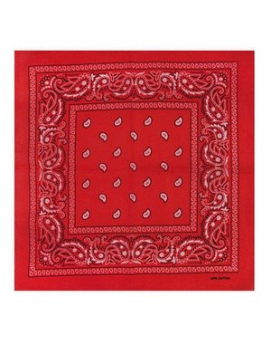  Bandana patroon rood wit