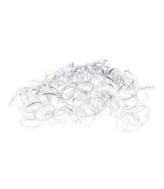 Goudhaartje Rasta elastiekjes 150 stuks transparant