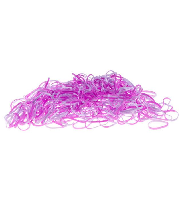 Rasta elastiekjes 250 stuks paars