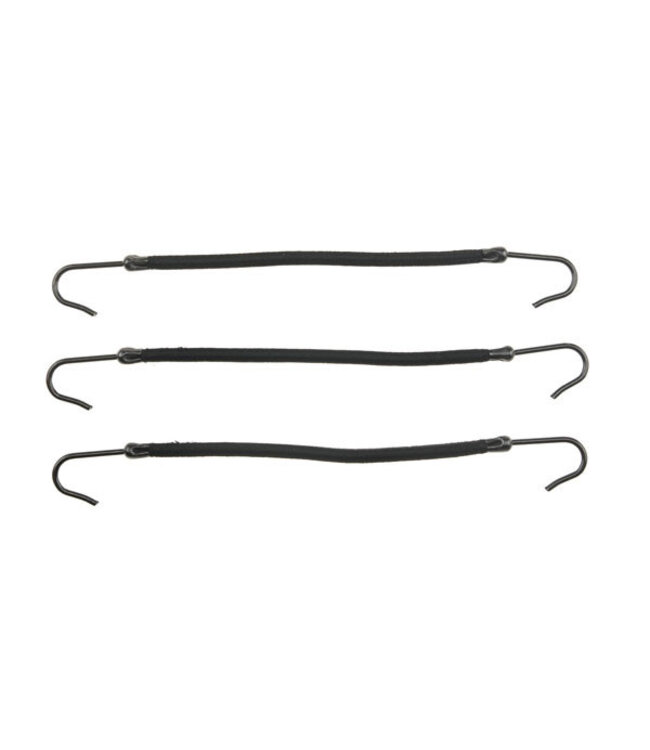 Haak elastiek set van 3 stuks zwart