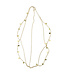 Haarketting goudkleurig in het model confetti