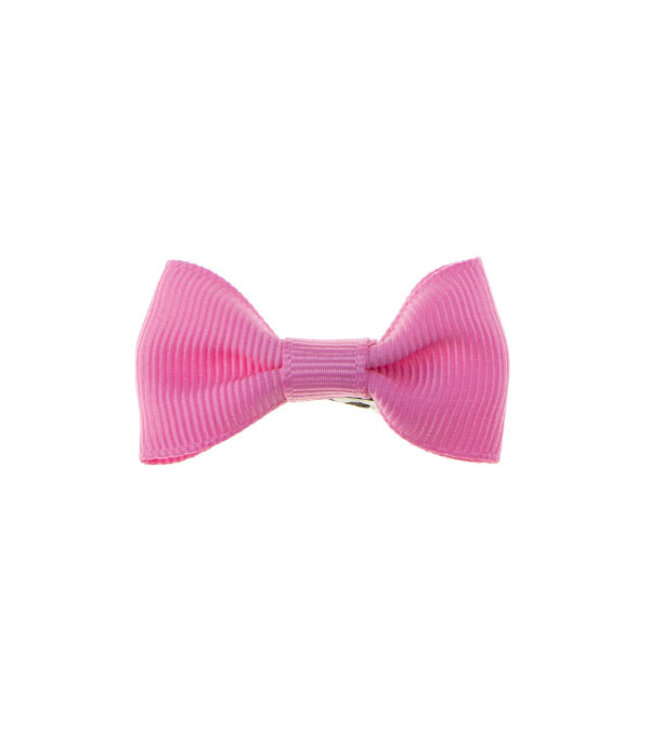Haarstrikje klein vrolijk in de kleur roze