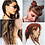 Hair rings 9 stuks met 2 bedels zon zilverkleurig