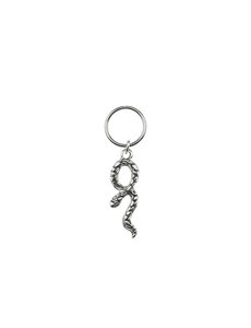  Hair ring met bedel slang zilverkleurig