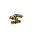 Goudhaartje Dreadlock bead 3 stuks flower bronskleurig