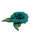 Haarbloem leer Urban Hippies aqua