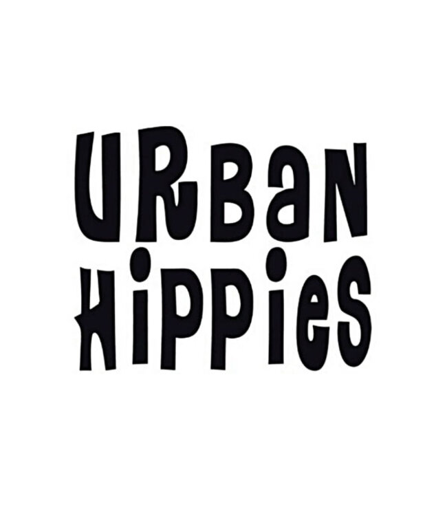 Haarbloem leer Urban Hippies aqua