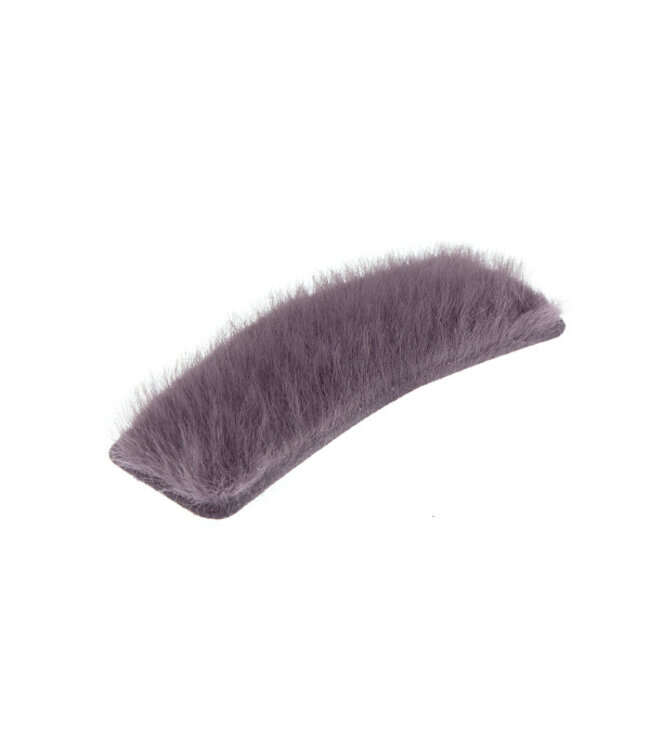 Haarclip rechthoekig soft paars